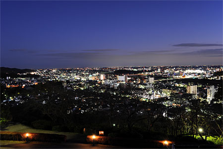 織姫公園の夜景