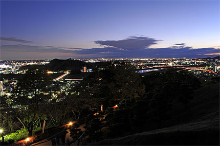 織姫公園の夜景