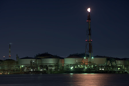 東扇島東公園の夜景