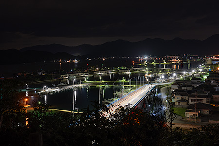 王子山公園の夜景