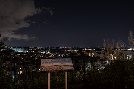 王禅寺見晴し公園の夜景