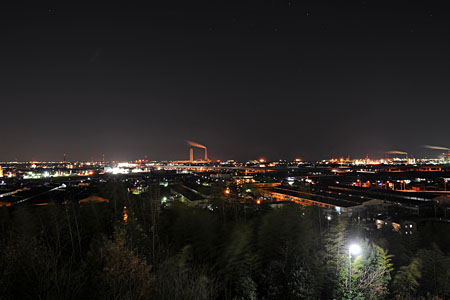 オナーズヒル白梅の丘　展望公園の夜景