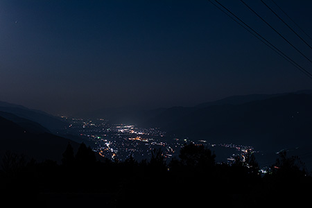 パノラマ展望台の夜景