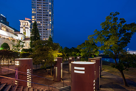 ポートサイド公園の夜景