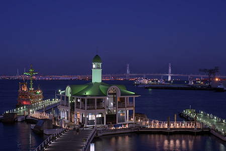 ぷかり桟橋の夜景