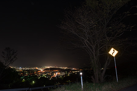 蓮華寺・室蘭観光道路の夜景