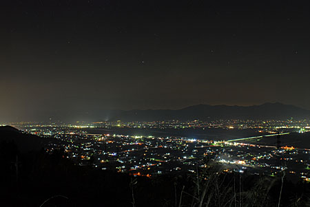 六地蔵展望台の夜景