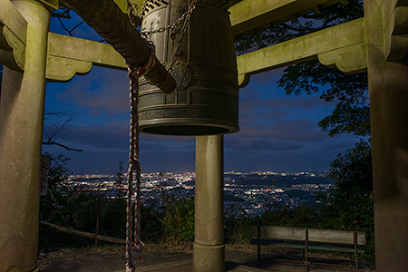 霊山展望台の夜景