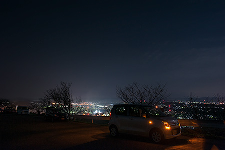 竜王山公園の夜景