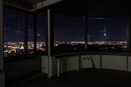 堺市役所　展望ロビーの夜景