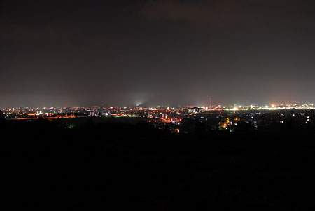 鳥取砂丘の夜景