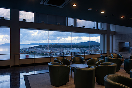 山陰合同銀行本店 展望室の夜景