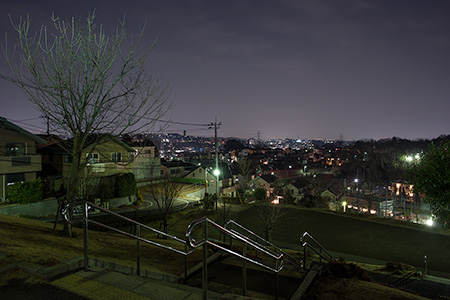 山王塚公園の夜景