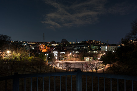 万福寺さとやま公園の夜景