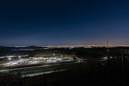 千提寺展望台の夜景