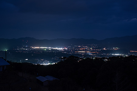 せんだい宇宙館の夜景
