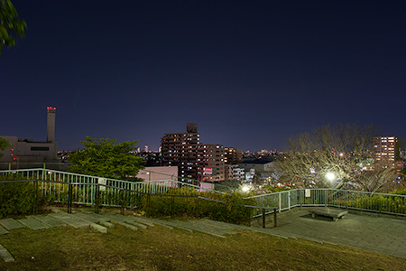 千句塚公園の夜景
