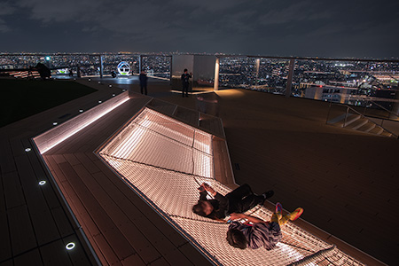渋谷スクランブルスクエア　SHIBUYA SKYの夜景