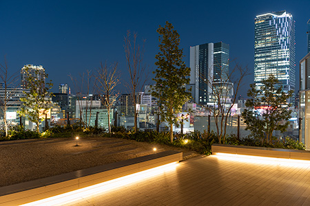 渋谷パルコ　ROOFTOP PARKの夜景
