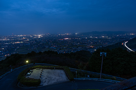 市民の森の夜景