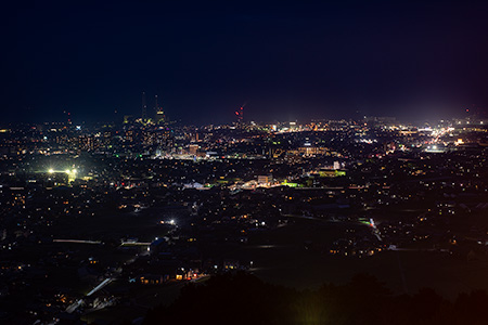 市民の森の夜景