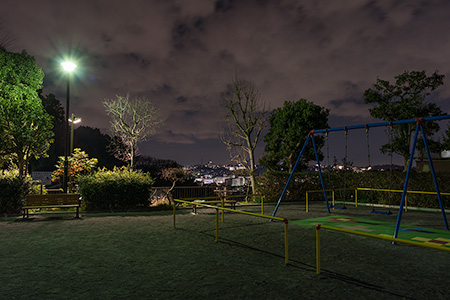 下倉田脇谷公園の夜景