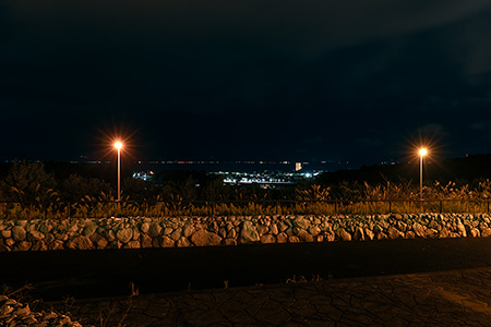 宍道湖SA（下り）の夜景