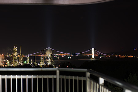 白鳥湾展望台の夜景