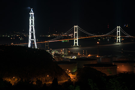 白鳥台の夜景