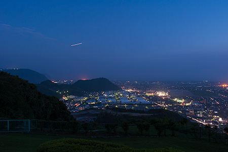 城山公園の夜景