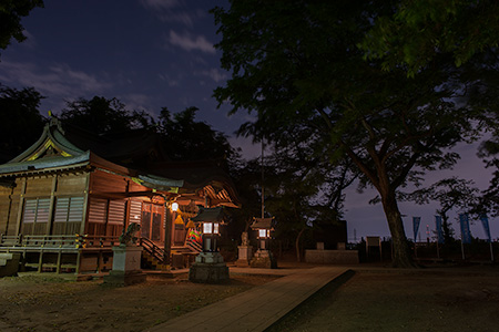 城山神社の夜景