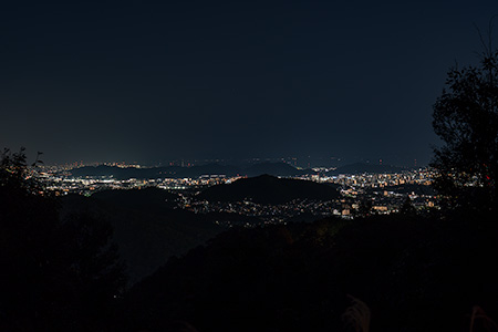 書写山参道展望台の夜景