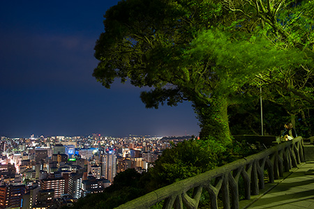 城山展望台の夜景