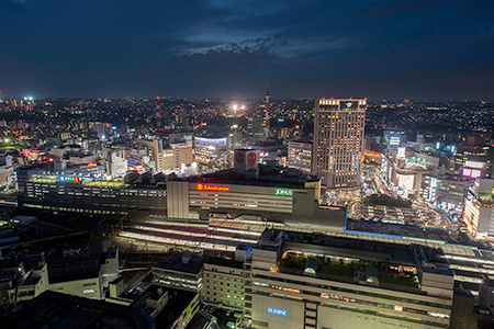横浜スカイビルの夜景