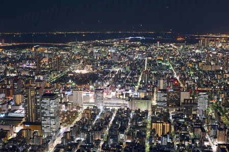 東京スカイツリー　天望デッキの夜景