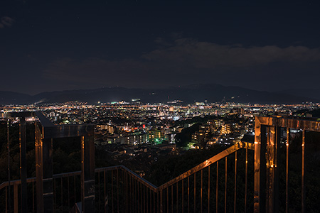平和南緑地展望台の夜景