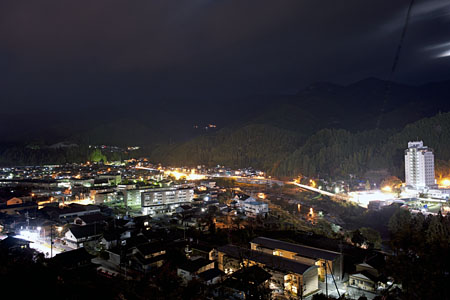 少ヶ野プール前の夜景