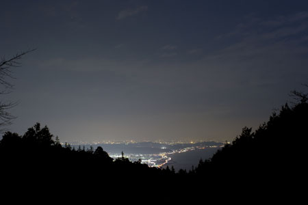 湘南ビュー展望台 箱根ターンパイクの夜景