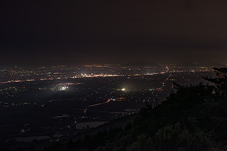 谷上山第２展望台の夜景