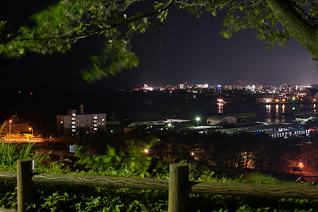多賀山公園の夜景