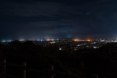 太東岬灯台の夜景