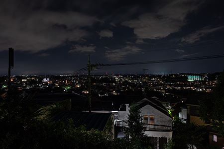 高石神社の夜景