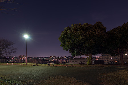 高島山公園の夜景