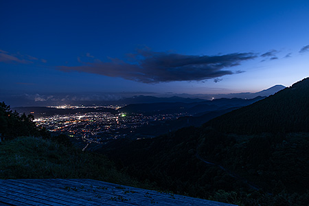 岳ノ台峠の夜景