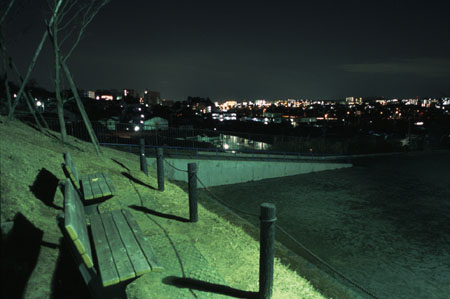 田奈第二公園の夜景
