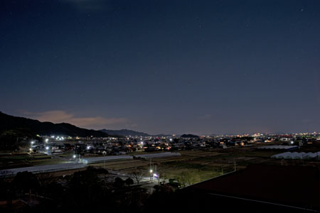 丹原総合公園の夜景