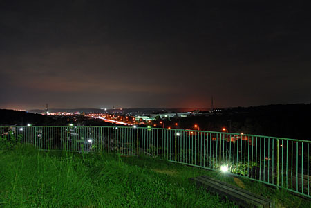 天王山北公園の夜景