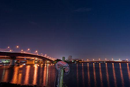 東海埠頭公園の夜景