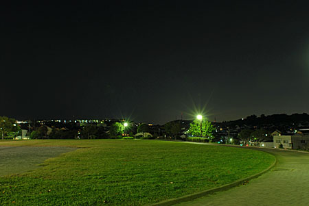 富岡西公園の夜景