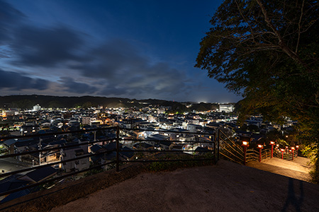 遠見岬神社の夜景